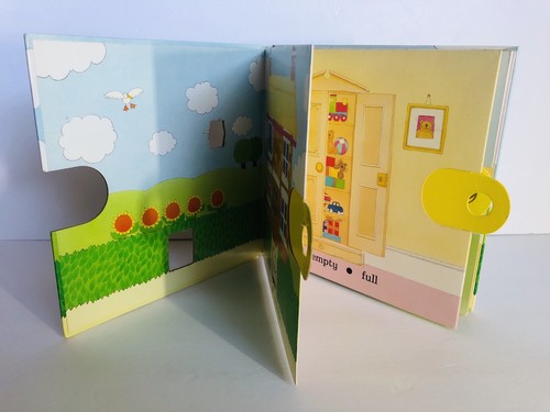 Interactive Book: Pull N Push What Are Opposites by Alan Snow Vintage RARE 1992 - Picture 3 of 6