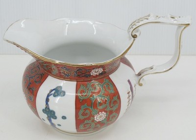 Große Milchkanne Red Dynasty Gödöllö von Herend gemalt Karl Anton um 1890 Selten