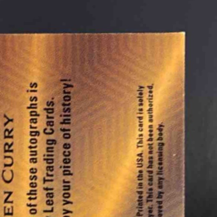 2023 Leaf Magnificence Lionel Messi & Stephen Curry Dual Auto Platinum 5/5 MD-14 view 9