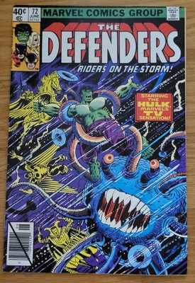 Defenders Riders On The Storm #72 Vol. 1 1979 Marvel Comics 1st App Comic Book