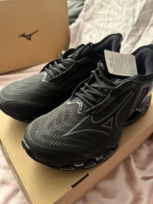 MIZUNO Wave Prophecy 14 Navy Silver Black Width 2E Lifestyle Shoes Size 8 Men s