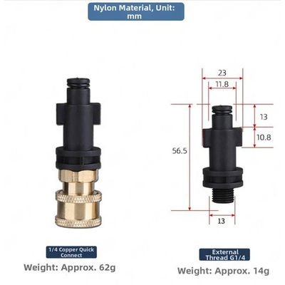 #ad Pressure Washer Adapter for Karcher 14 Inch Quick Connect Clamp for Cleaning AU $15.71