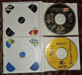 Dragon Slayer: The Legend Of Heroes 1 2 PC Engine Super CD Rom2 System US SELLER