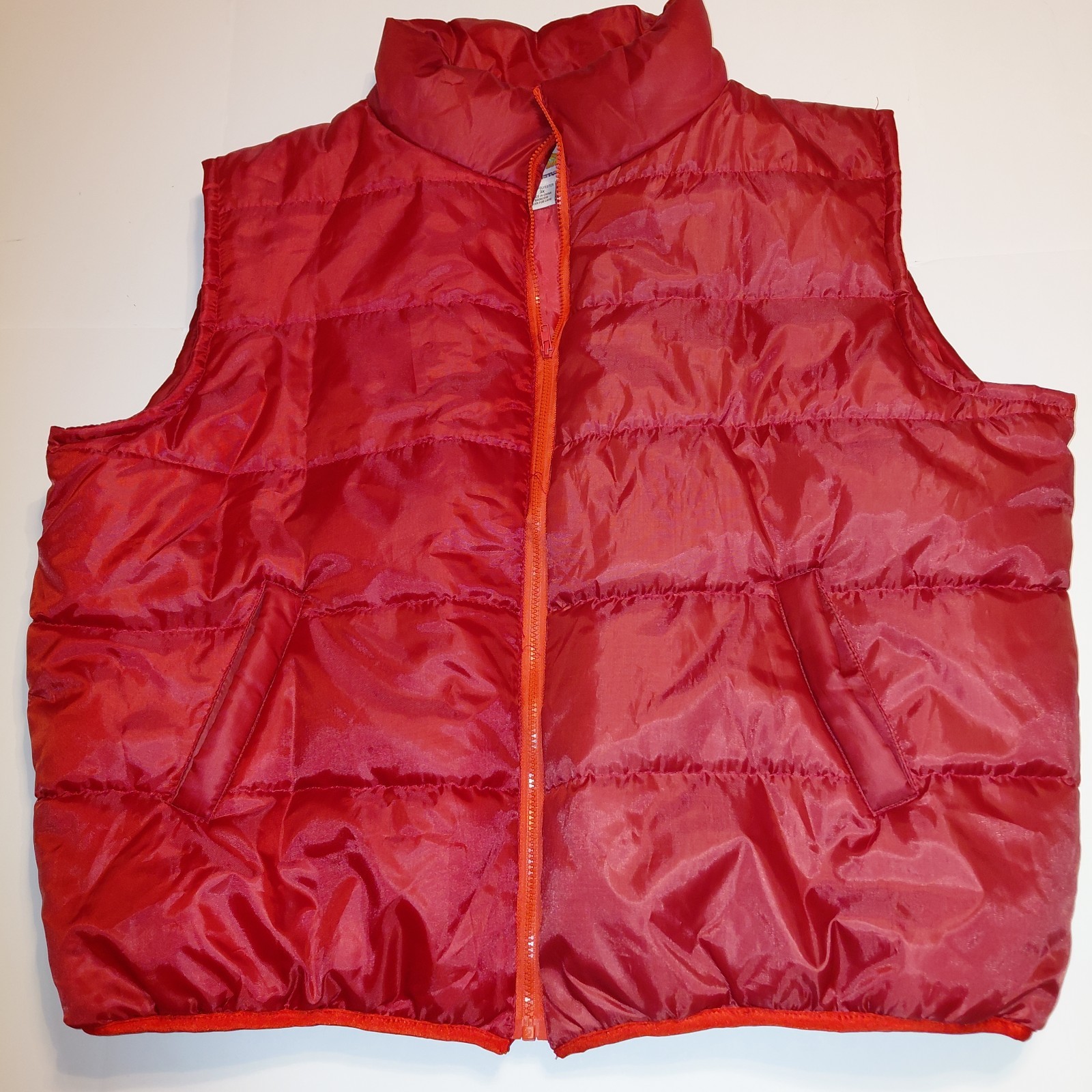 Universal Studios Back To The Future Red Puffer Vest Marty Mcfly 3XL
