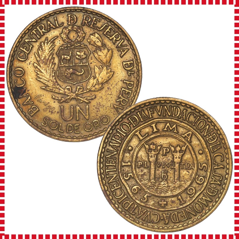 Peru - 1 Sol de Oro - 1965 - KM#240 - Item #1