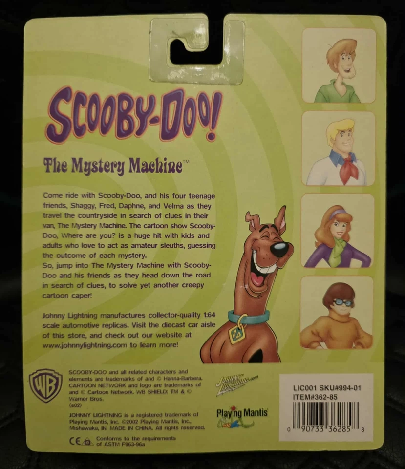 BN/Johnny Lightning Scooby Doo/The Mystery Machine/Green Crome/FREE SHIPPING! - Image 3 of 3