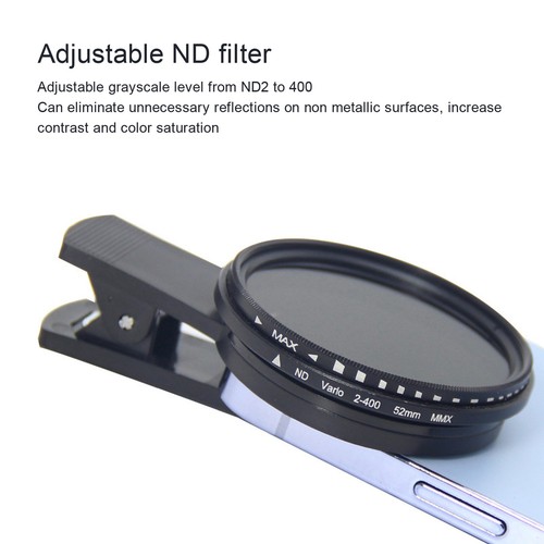 Clip On ND2-400 Filter Phone Lens ND Filter Enhance Contrast For Photography - Picture 7 of 24