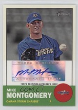 2012 Topps Heritage Minor League Edition Real One Mike Montgomery Auto 11uf