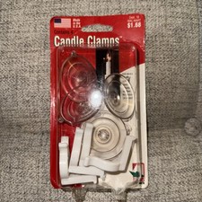 LOT OF 2 4-Pack Suction Cup Candle Clamps for Electric/Battery-Operated Candle