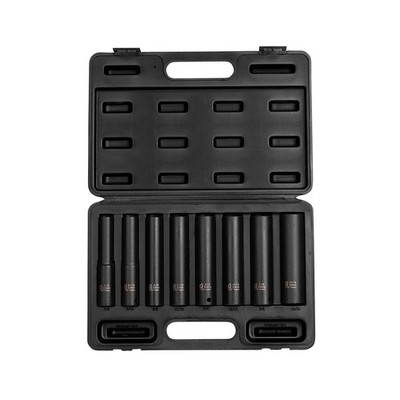 SUNEX TOOLS 2848, 1/2 Inch Drive Impact Socket Set, Extra Long Deep, 8-Piece,...