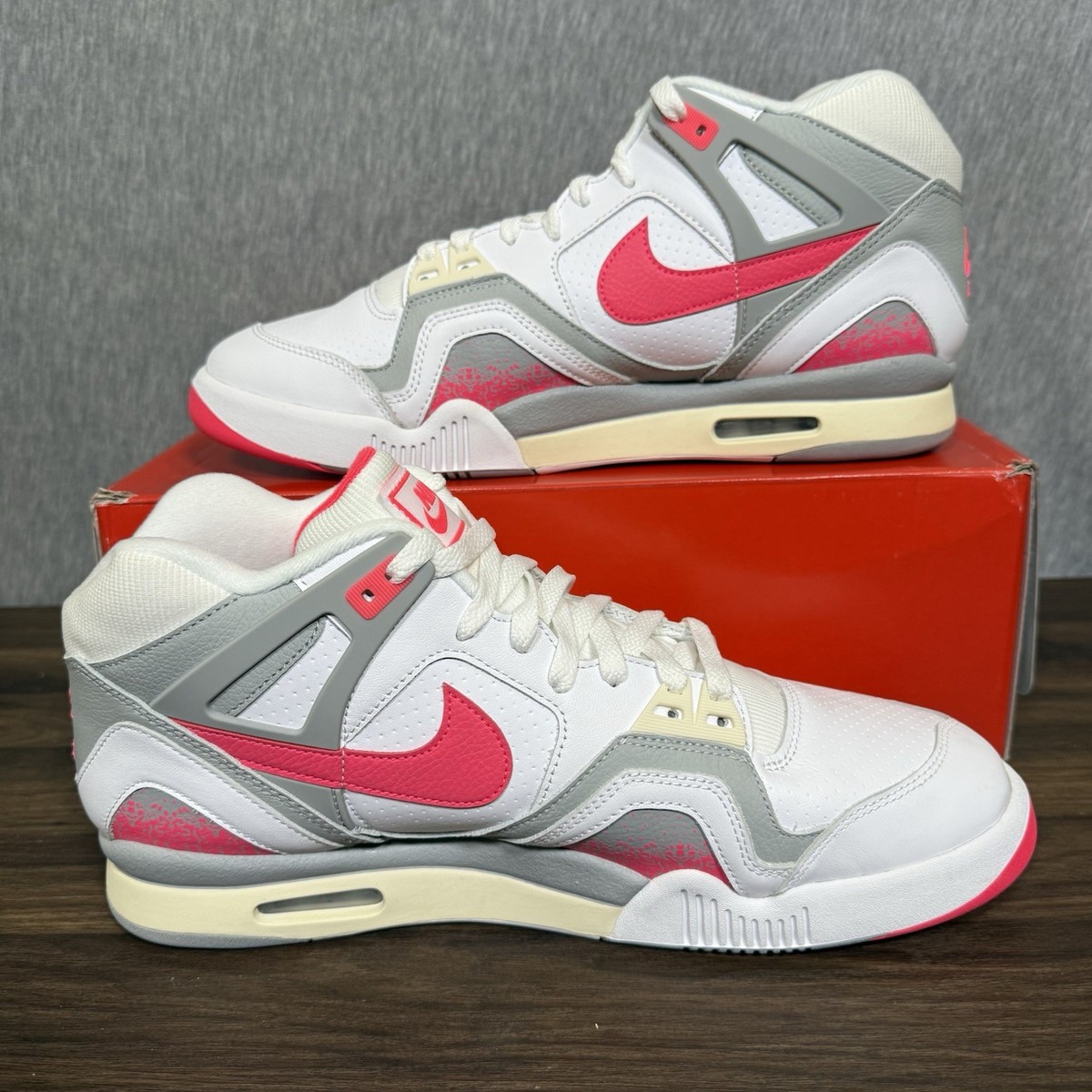 Nike Air Tech Challenge 2 Hot Lava White Pink Grey Retro
