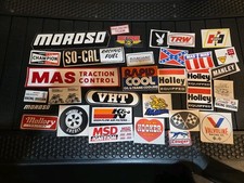 Lot Of 30 Vintage 1980s Racing Decals Msd Holley Hooker So-cal Drag Racing