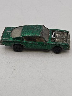 1967 Hot Wheels Redline Custom Barracuda, Wheels Swapped, Green, US