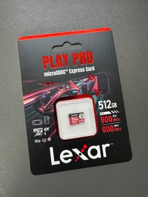 Lexar microSD Express PLAY Pro 512GB Speicherkarte, Switch 2