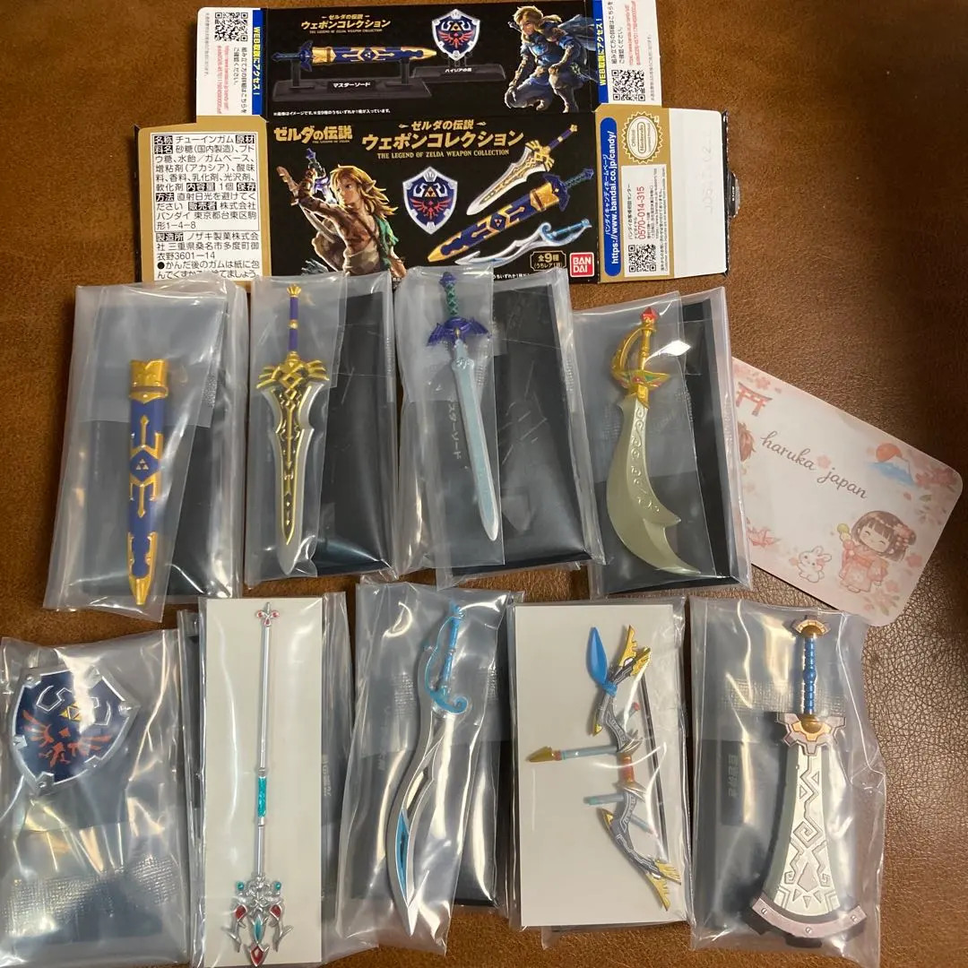 未開封 LEGEND ITEMS GALLERY THE BEST 7種類セット The Legend of Zelda Weapon Collection Complete set 9 types Figure