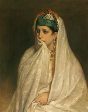 Juive de Tanger by Jean-François Portaels 11x14 Art Print 11"x14"