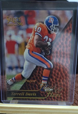 1996 Select - Fluid & Fleet Terrell Davis #194 Artist's Proof