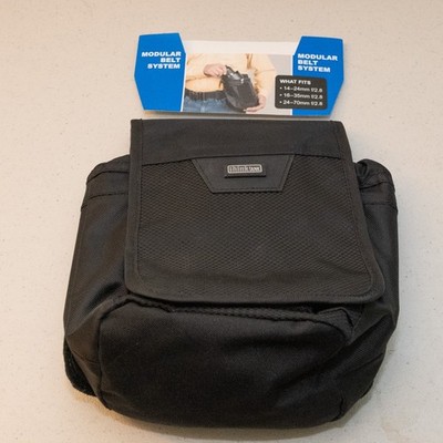Think Tank Photo Skin 50 Modular Pouch Black Camera Lens Accessory Belt Bag