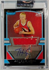 2003-04 Bowman Signature Travis Hansen ROOKIE #99 Autograph Jersey #/1250 RC