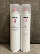 RUSK W8LESS HAIRSPRAY STRONG HOLD SHAPING  CONTROL HAIR SPRAY - 2 PACK - 10 OZ