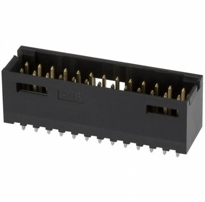 TE Connectivity 6-103168-1 AMPMODU Mod II Header 26-Pos 2.54mm Gold Vert 4-Wall