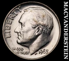 1963 Roosevelt Dime- Silver- Choice Gem Brilliant Uncirculated No Reserve #J20