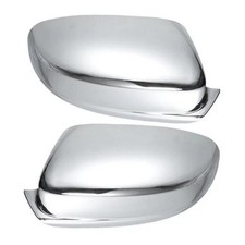 1 Pair Chrome Plated Full Mirror Cover Cap for Dodge Charger 2011-2022