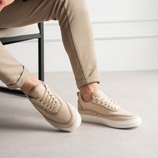 Men's Canvas Trainers Summer Casual Lace Up Low Top Sneakers Lightweight Shoes