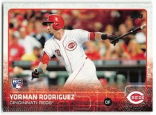 2015 Topps Yorman Rodriguez RC Cincinnati Reds #641 Rookie