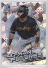 2021 Bowman Chrome 40-Man Futures Atomic Refractor /150 Nick Gonzales #FMF-6 4t6