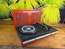 Philips 623 Battery Record Player Vintage Briefcase Record Player 70s
