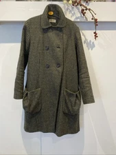 Toast Nordic Style Coat 100% wool, double breasted, bohemian Earthy Colours S-M