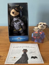 Aleksandr as Batman Compare the Meerkat Soft Toy