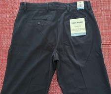 Dockers Men  s Khaki Blue Flat Classic Flex Fit Chino Dress Pants 36x29 NWT  