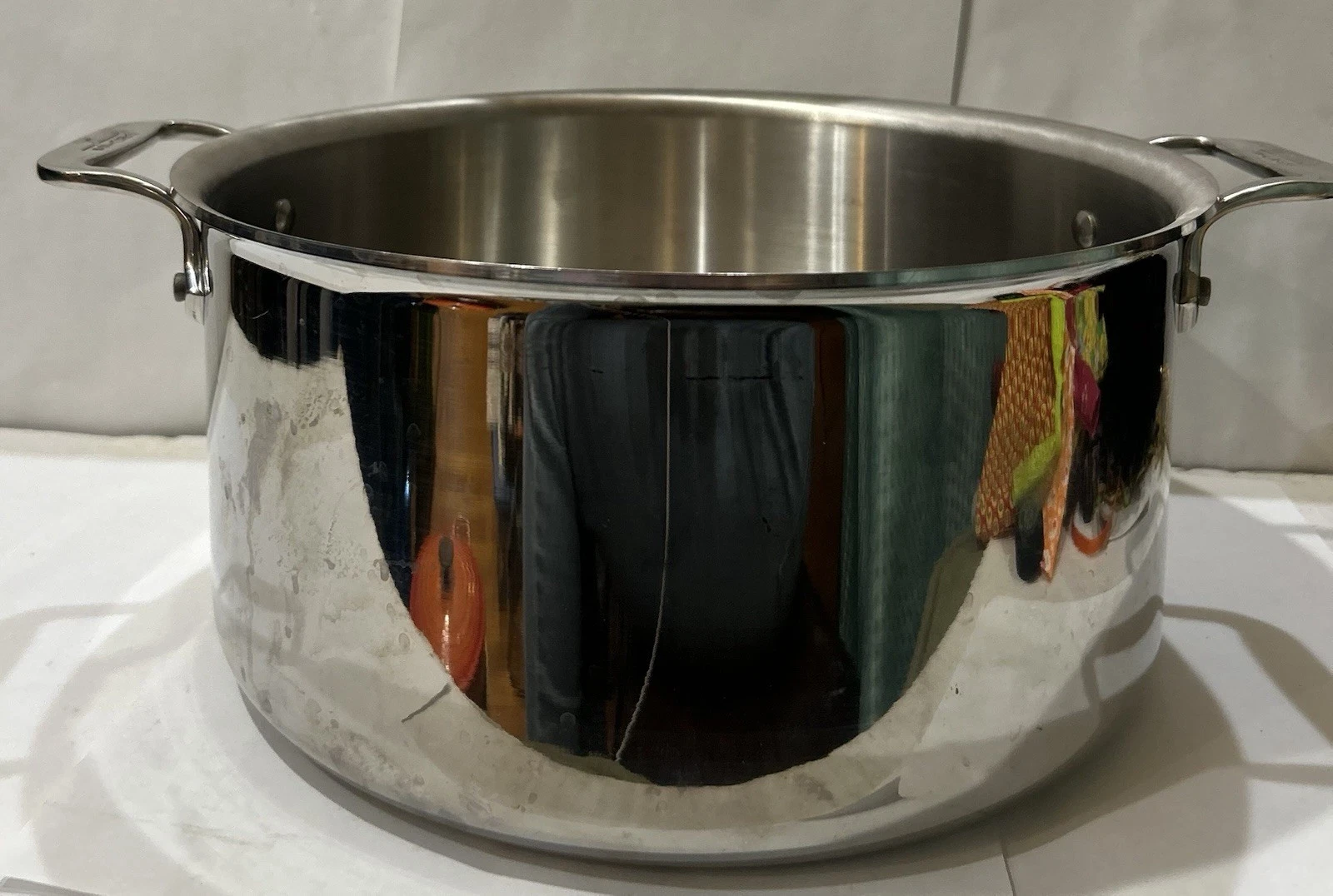 ALL CLAD #19411 STAINLESS STEEL POT NO LID 8-QT