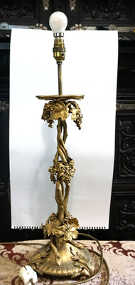 Antike prächtige Stehlampe, Bronze, Elkington & Co
