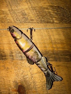 Custom Painted 5 Piece Swimbait  
