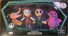 THE NIGHTMARE BEFORE CHRISTMAS PLUSH COLLECTOR SET OF 4 NEW/ SEALED