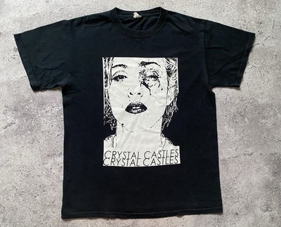 Vintage Crystal Castles Madonna Alice Practice T-Shirt Black Men's Y2K Tee M