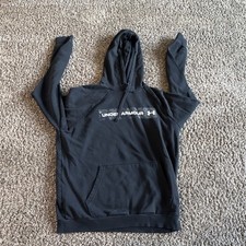 Under Armour Men's M Black Pullover Hoodie Solid Logo Hooded Pockets