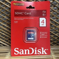 SanDisk SDHC Card 4GB Brand New Cameras and Camcorders