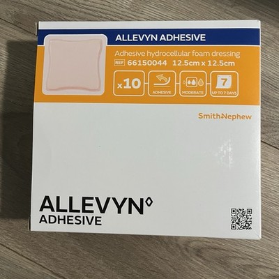 12.5cmx12.5 Cm Adhesive Hydrocellular Foam Dressing-Allevyn-BOX Qty 10 #66150044