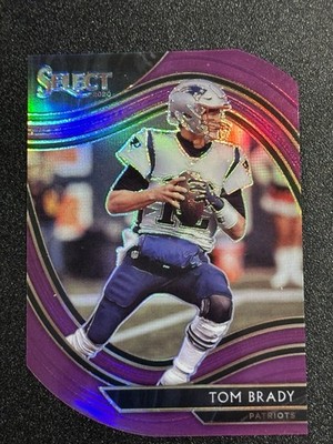 2020 Panini Select - Field Level Tom Brady #301 Purple Prizm Die-Cut