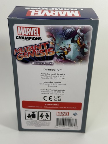 MUTANT  GENESIS Marvel Champions Organized Play Kit CARD GAME New SEALED - Picture 2 of 3