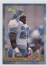 1993 Classic Draft Picks Natrone Means #28 2j3