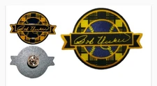 Bob Uecker Memorial Jersey Patch & Pin  Set - Milwaukee Brewers 