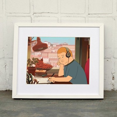 Lofi Bobby Hill Art Print - King of the Hill Inspired art Print
