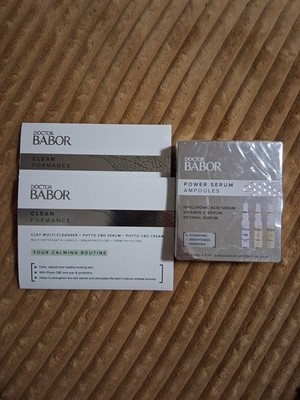 DOCTOR Dr BABOR Power Serum Hyaluronic Retinol Ampoules Vial 3 Count + Extras #1