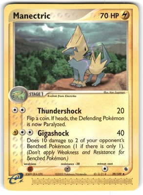 Manectric #39/109 Ruby and Sapphire
