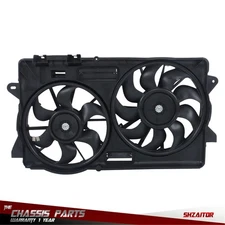 621536 Dual Radiator Cooling Fan Assembly For Ford Mustang 2.3L 2015 2016-2022